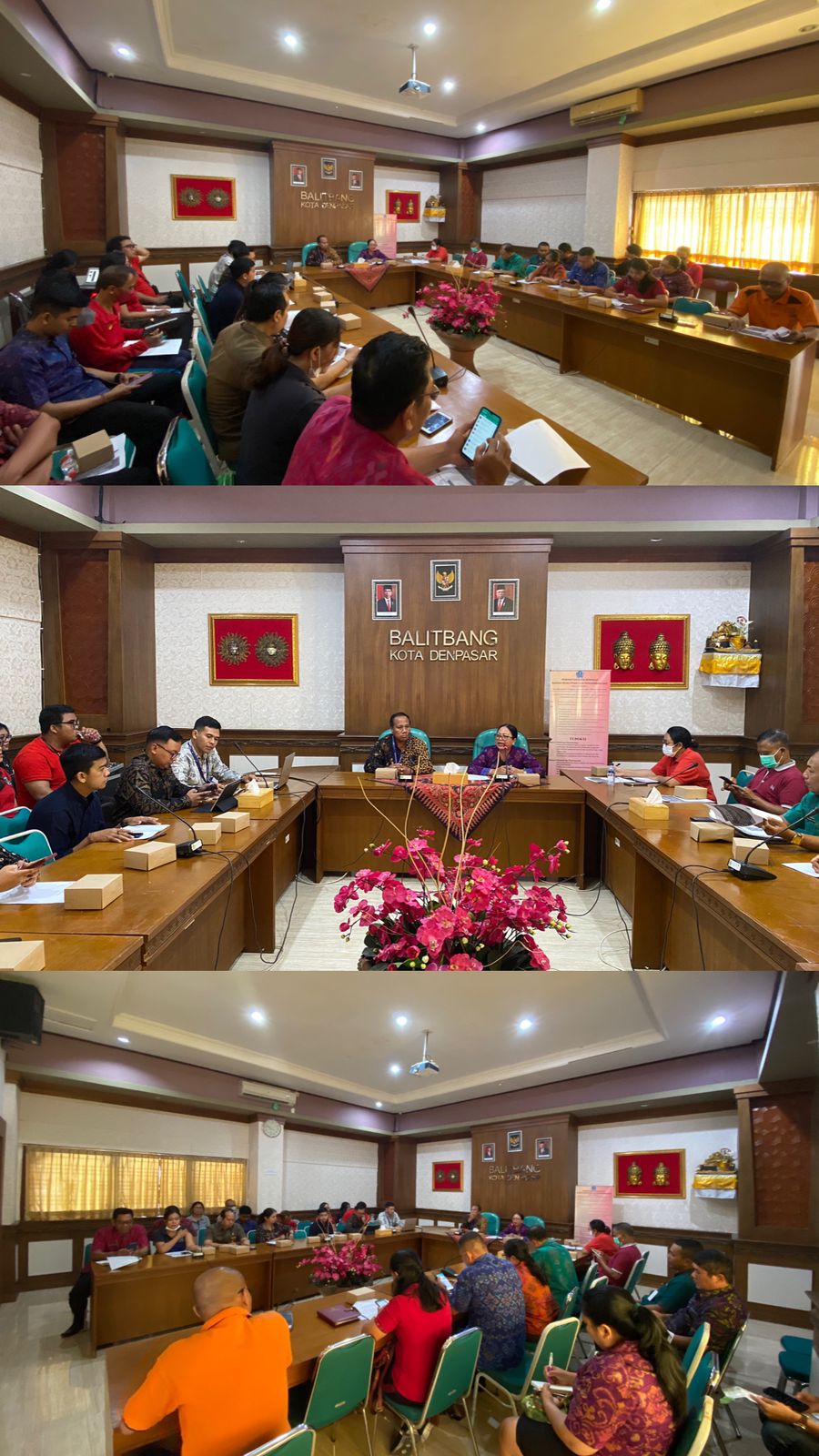 Rapat Progress Hasil Survei Kajian Peningkatan PAD di Kota Denpasar