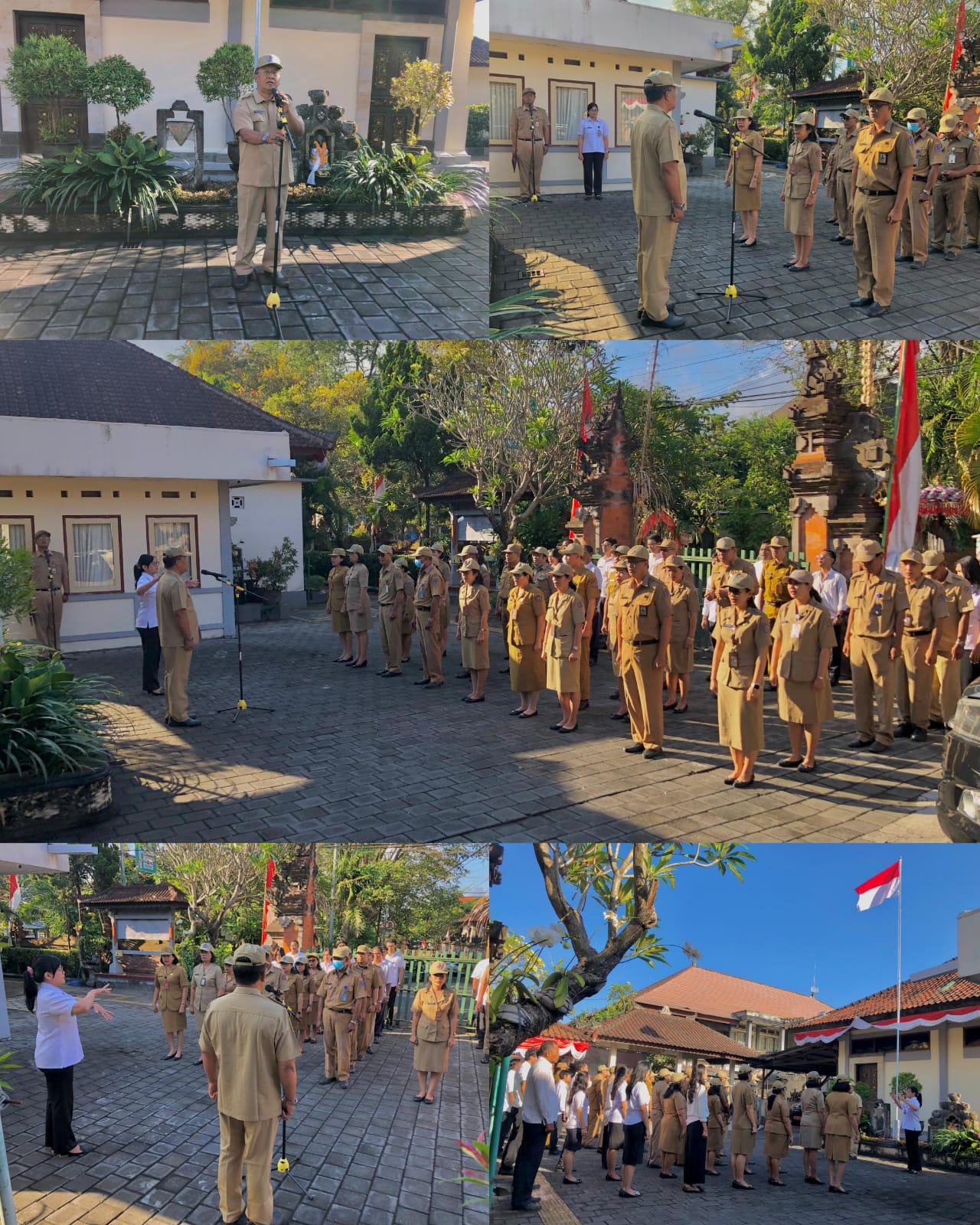 Apel Disiplin Pertama Bulan September 2024 Brida Kota Denpasar