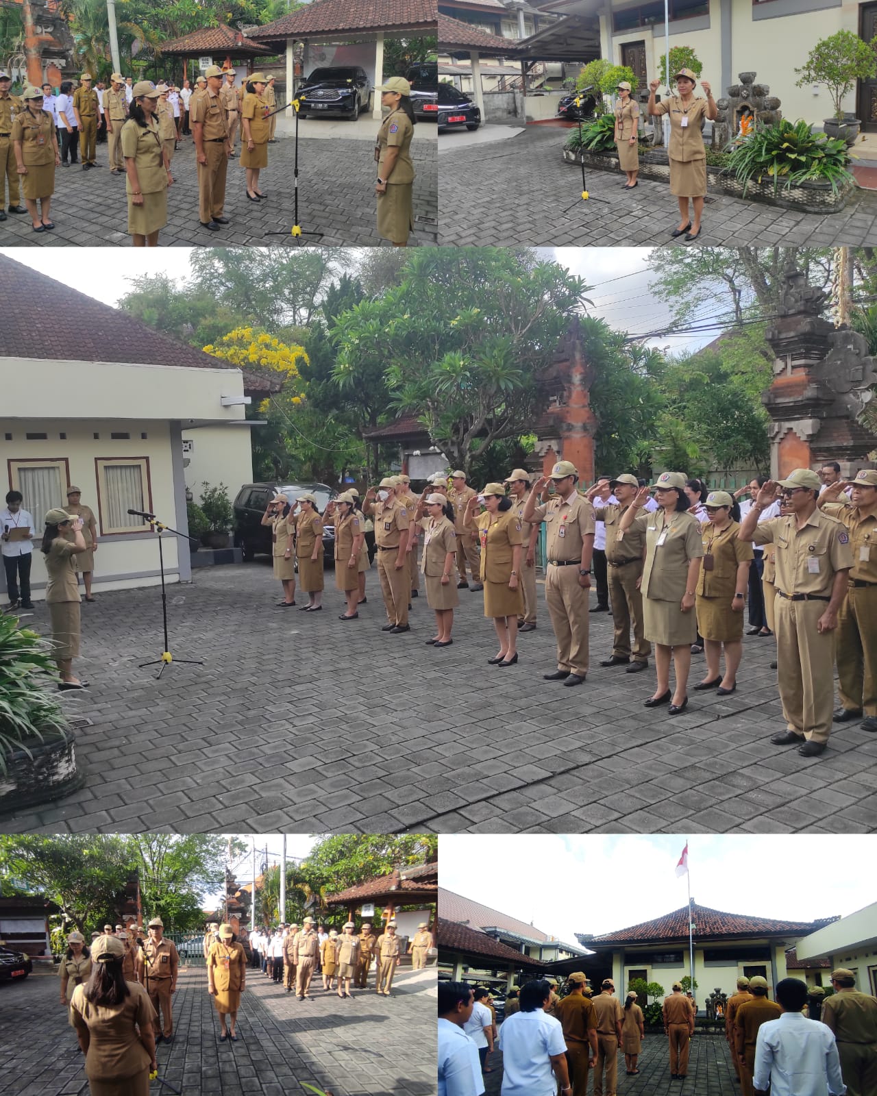 Apel Disiplin Pertama Bulan Oktober 2024 Brida Kota Denpasar