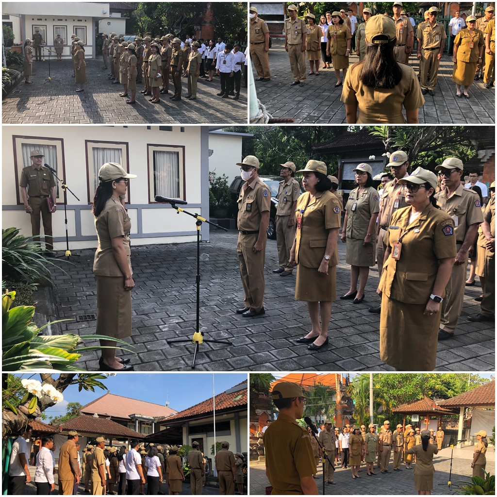 Apel Disiplin Kedua Bulan Oktober 2024 Brida Kota Denpasar