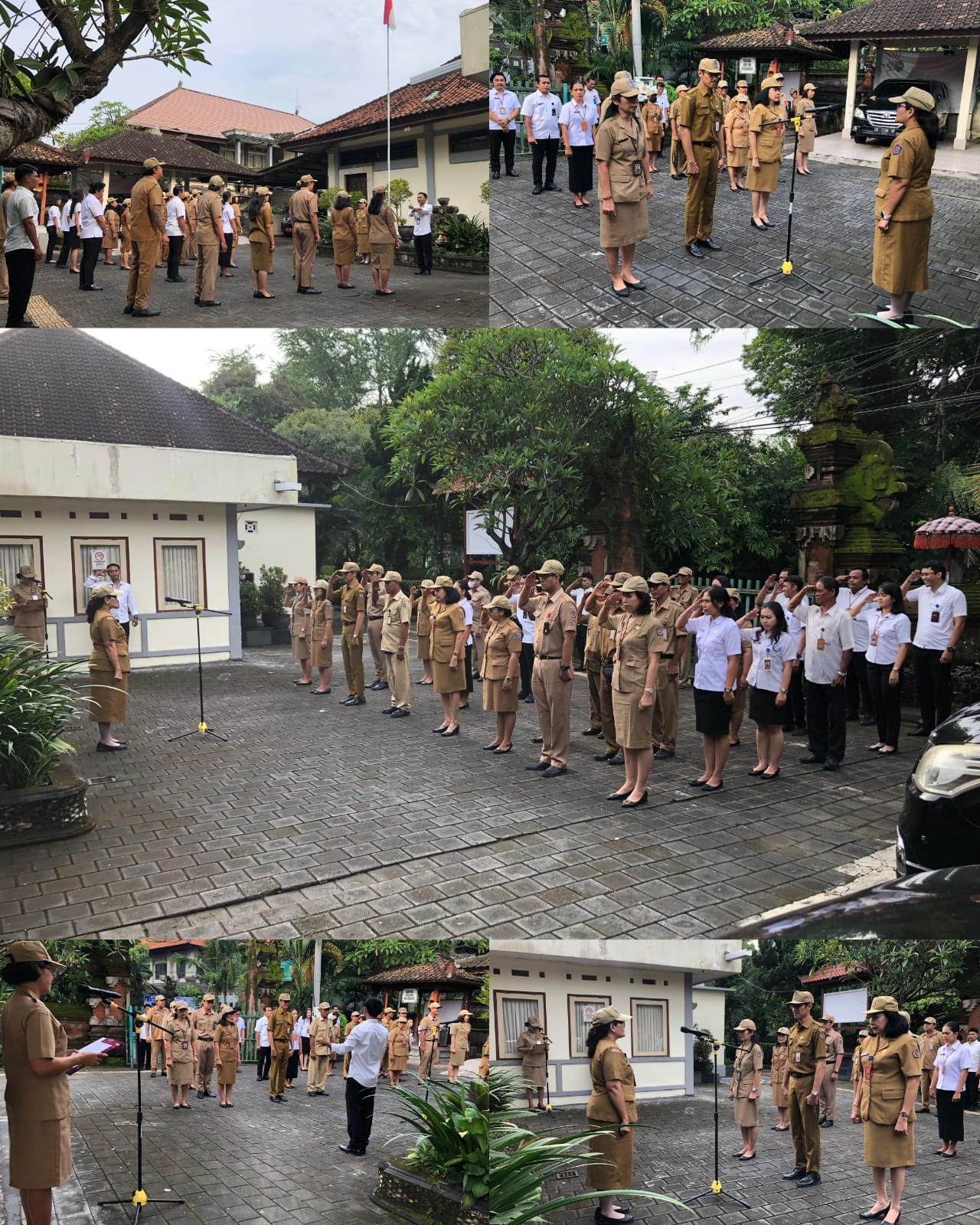 Apel Disiplin Pertama Bulan Februari 2025 Brida Kota Denpasar