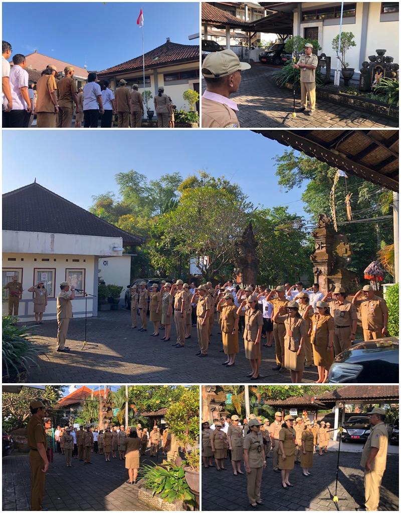 Apel Disiplin Pertama Bulan Mei 2025 Brida Kota Denpasar
