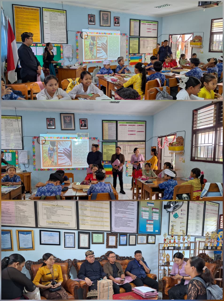 Kunjungan Lapangan Dalam Rangka Penilaian KIPRAH Tahap III Pada SD Negeri 22 Dauh Puri