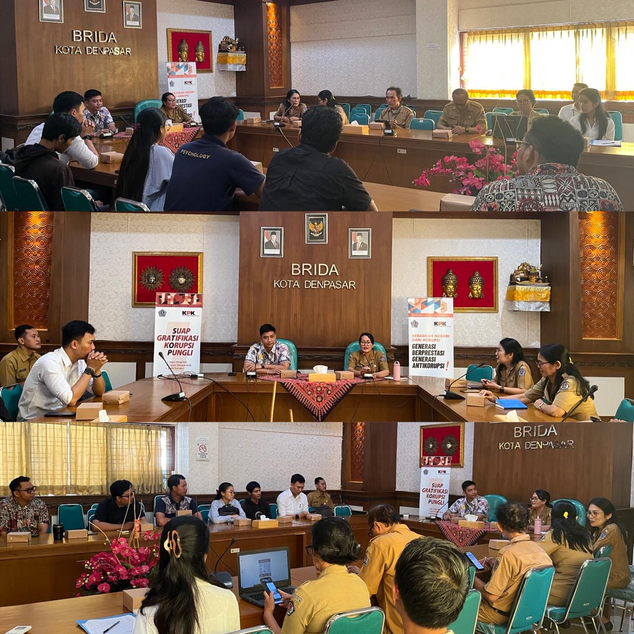 Rapat Hasil Progres Survei Lapangan Dan Pengumpulan Data/Informasi Dalam Rangka Penyusunan Kajian Kesehatan Jiwa Untuk Menuju Masyarakat Bahagia Di Kota Denpasar
