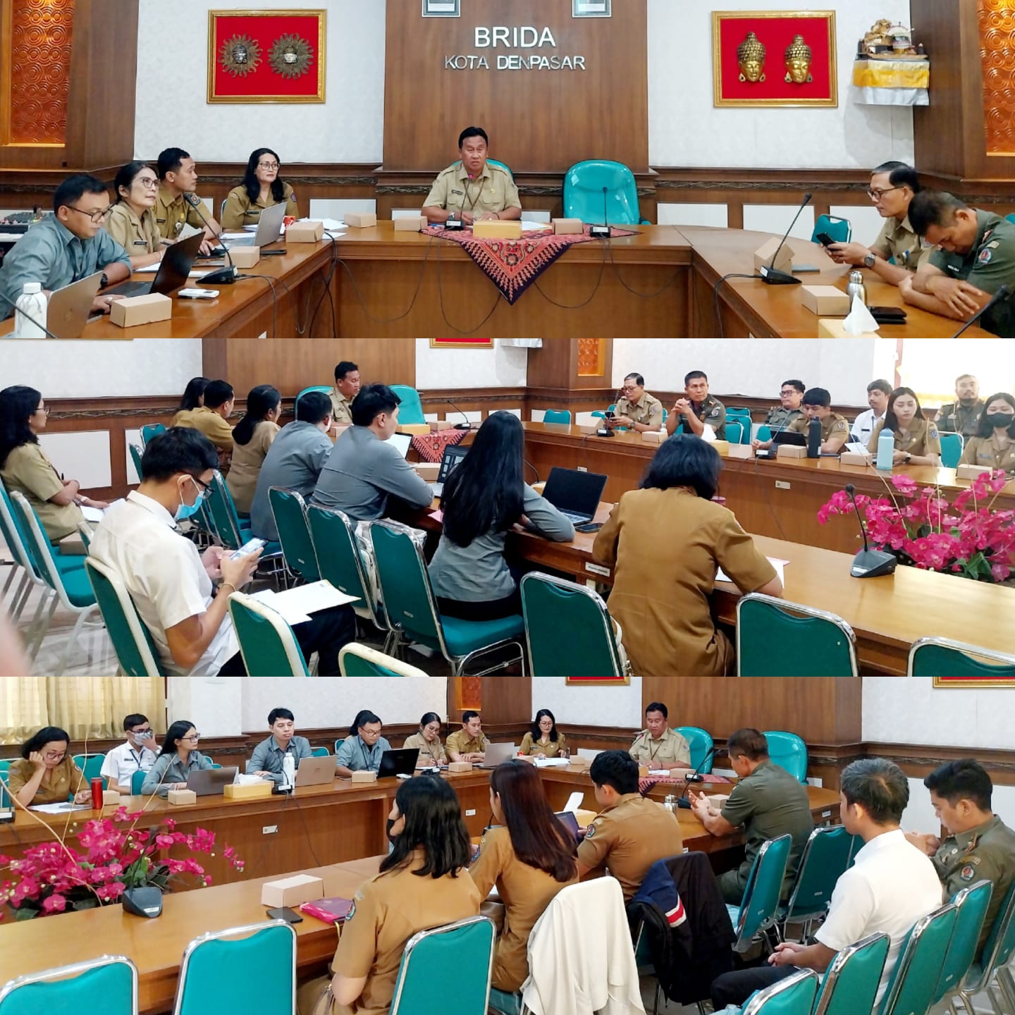 Rapat Penyampaian Hasil Rekomendasi Kajian Jumlah Ideal Anggota Satuan Polisi Pamong Praja  Kota Denpasar Tahun 2025