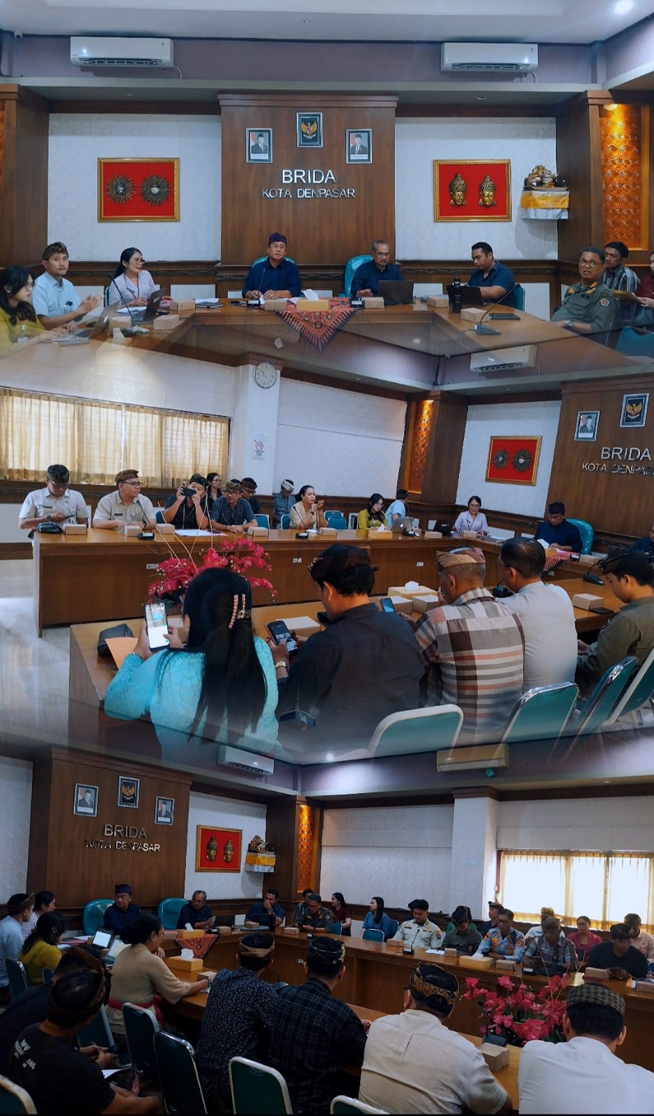 Rapat Penyampaian Rekomendasi Kajian Pemetaan Daerah Rawan Gangguan Ketentraman dan Ketertiban Umum Kota Denpasar Tahun 2025
