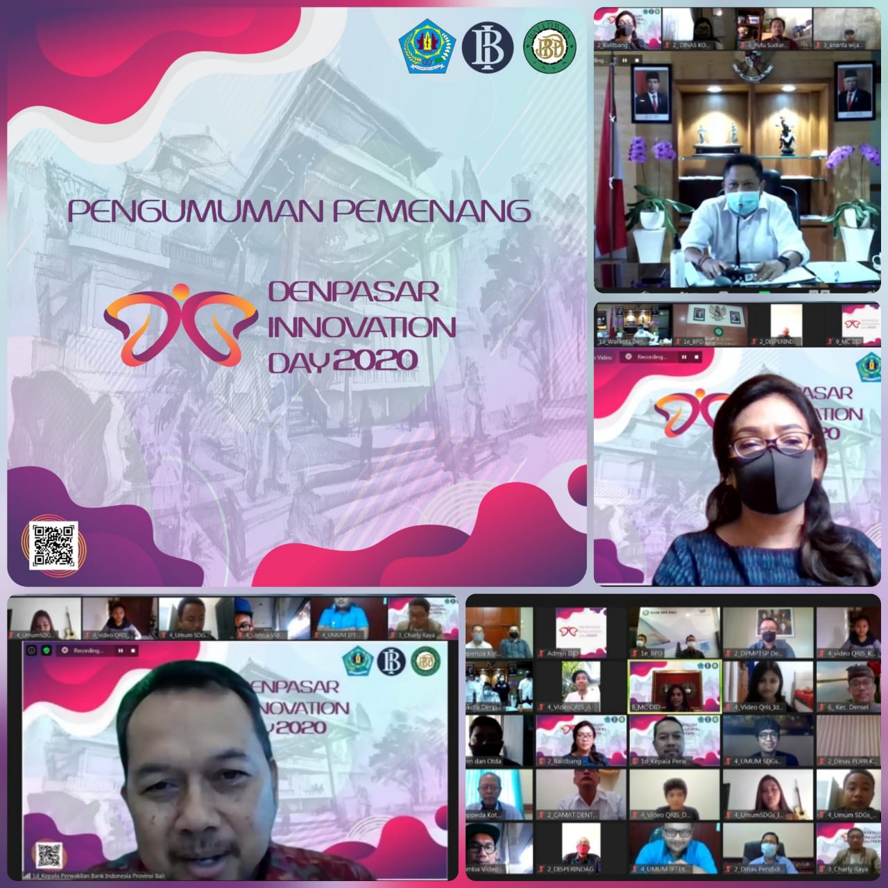 Pengumuman Pemenang Denpasar Innovation Day 2020