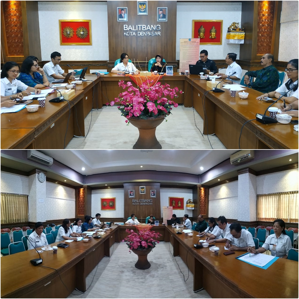 Rapat Pembahasan Berita Acara Kesepakatan Bersama Antara Kementerian PPN / Bappenas Dengan Balitbang Kota Denpasar