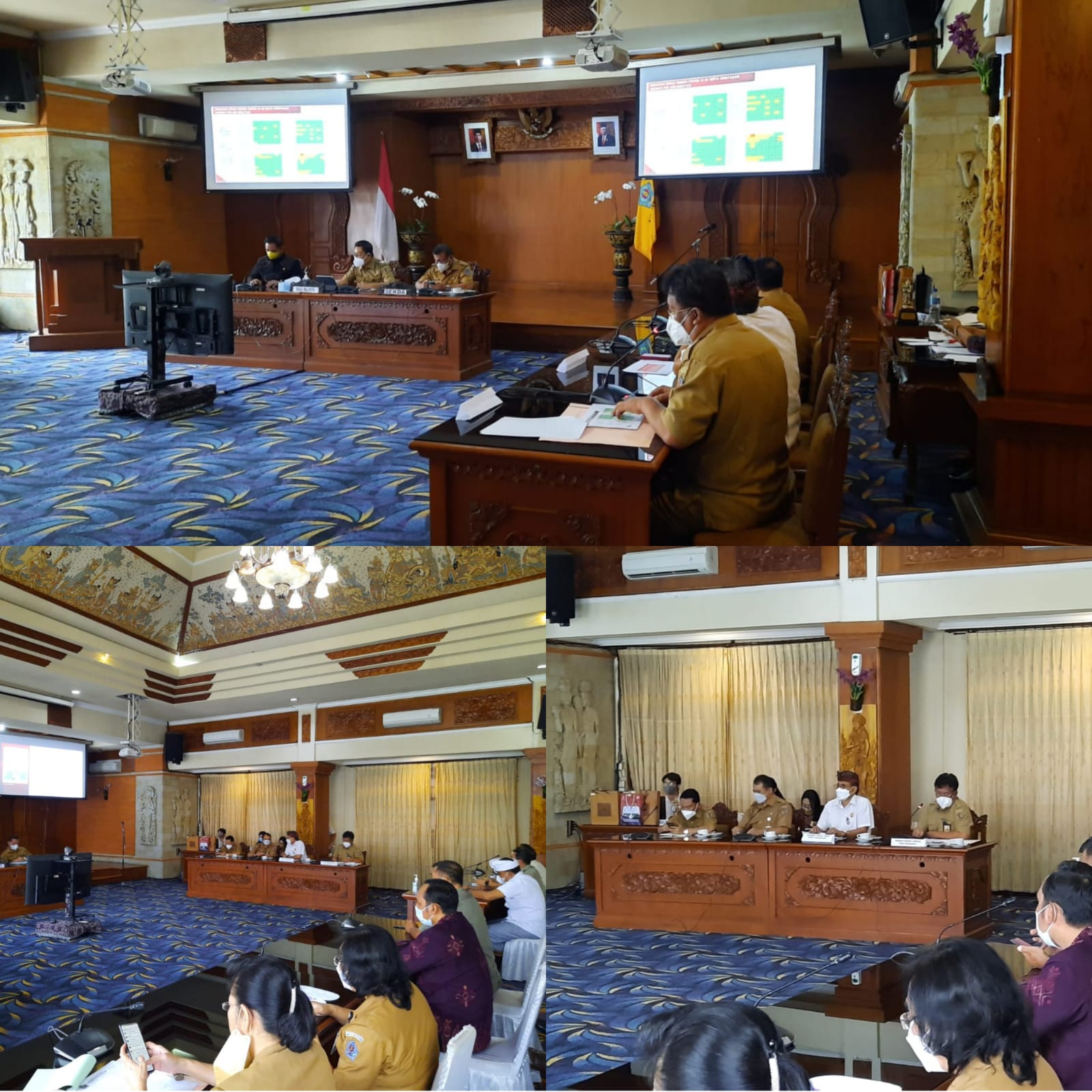 Penyampaian Paparan Perkembangan Kasus Covid-19