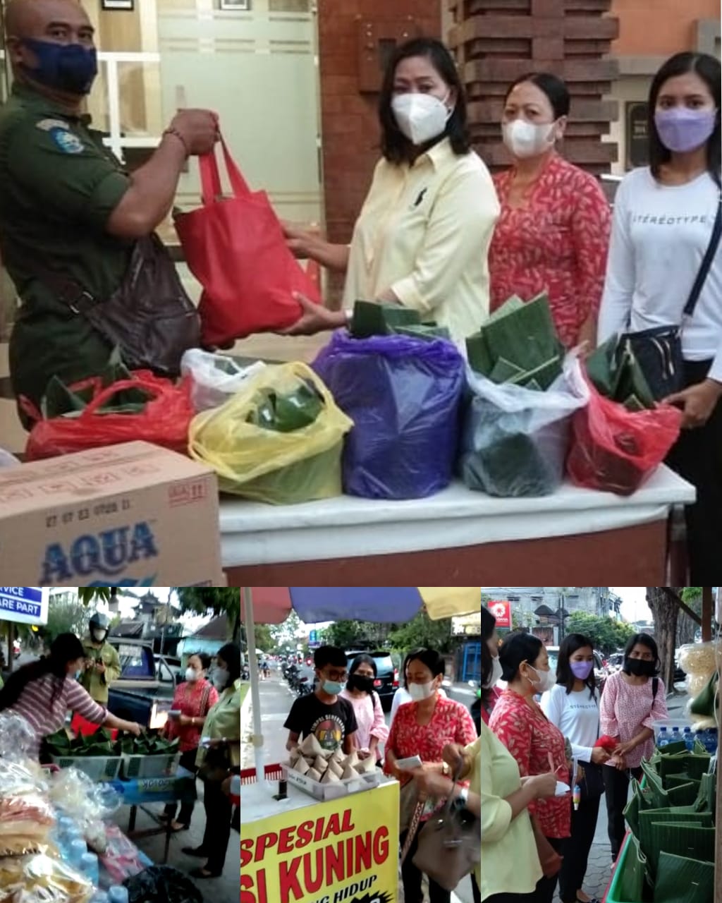 Membantu UMKM Dimasa Pandemi Di Lingkungan Bapak Angkat Kebersihan Di Desa Dangin Puri Kaja