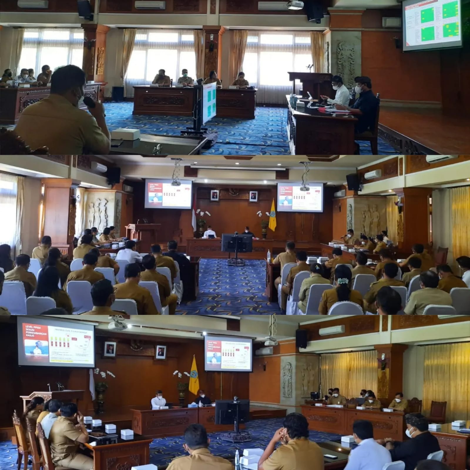 Rapat Koordinasi Satgas Covid-19 Kota Denpasar