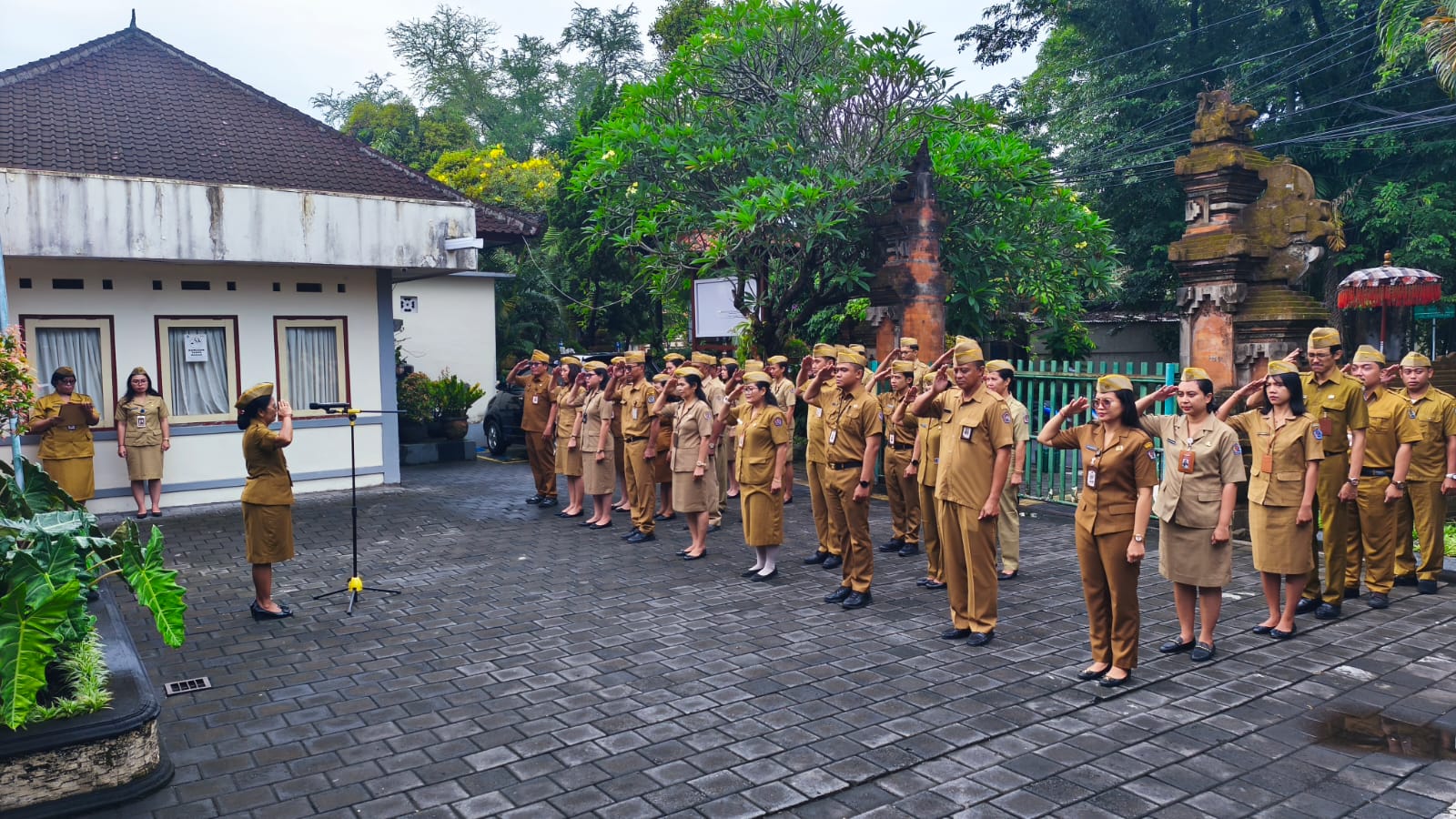 Apel Disiplin Kedua Bulan April 2026 BRIDA Kota Denpasar