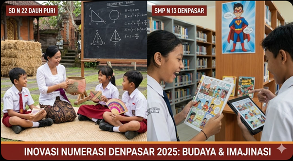 MATEMATIKA TANPA AIR MATA: SAAT BUDAYA BALI DAN KOMIK BERSATU DI RUANG KELAS DENPASAR