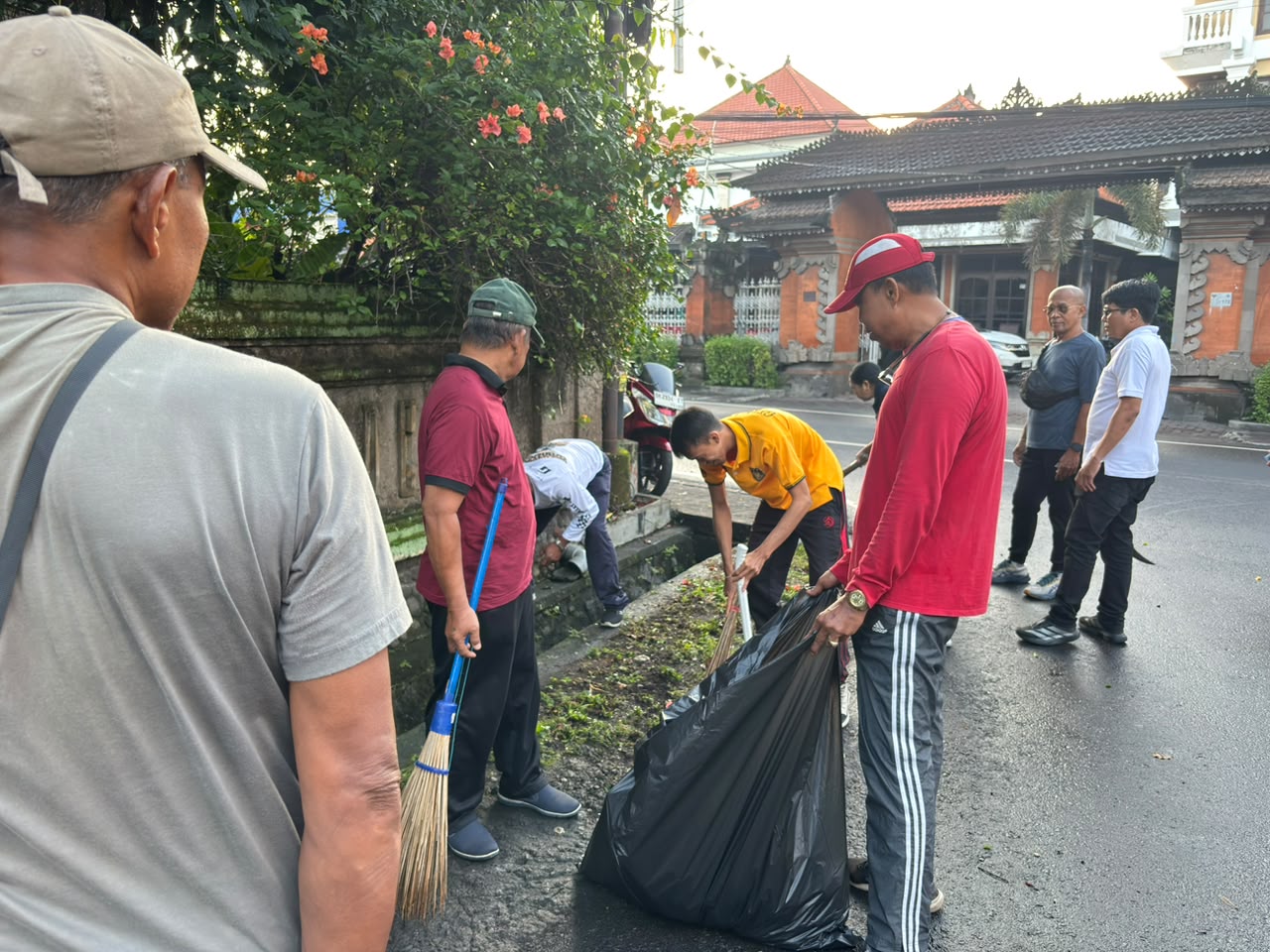 BRIDA Kota Denpasar Laksanakan Bulan Bakti Gotong Royong Masyarakat Tahun 2026 Di Area Bapak Angkat Desa Dangin Puri Kaja