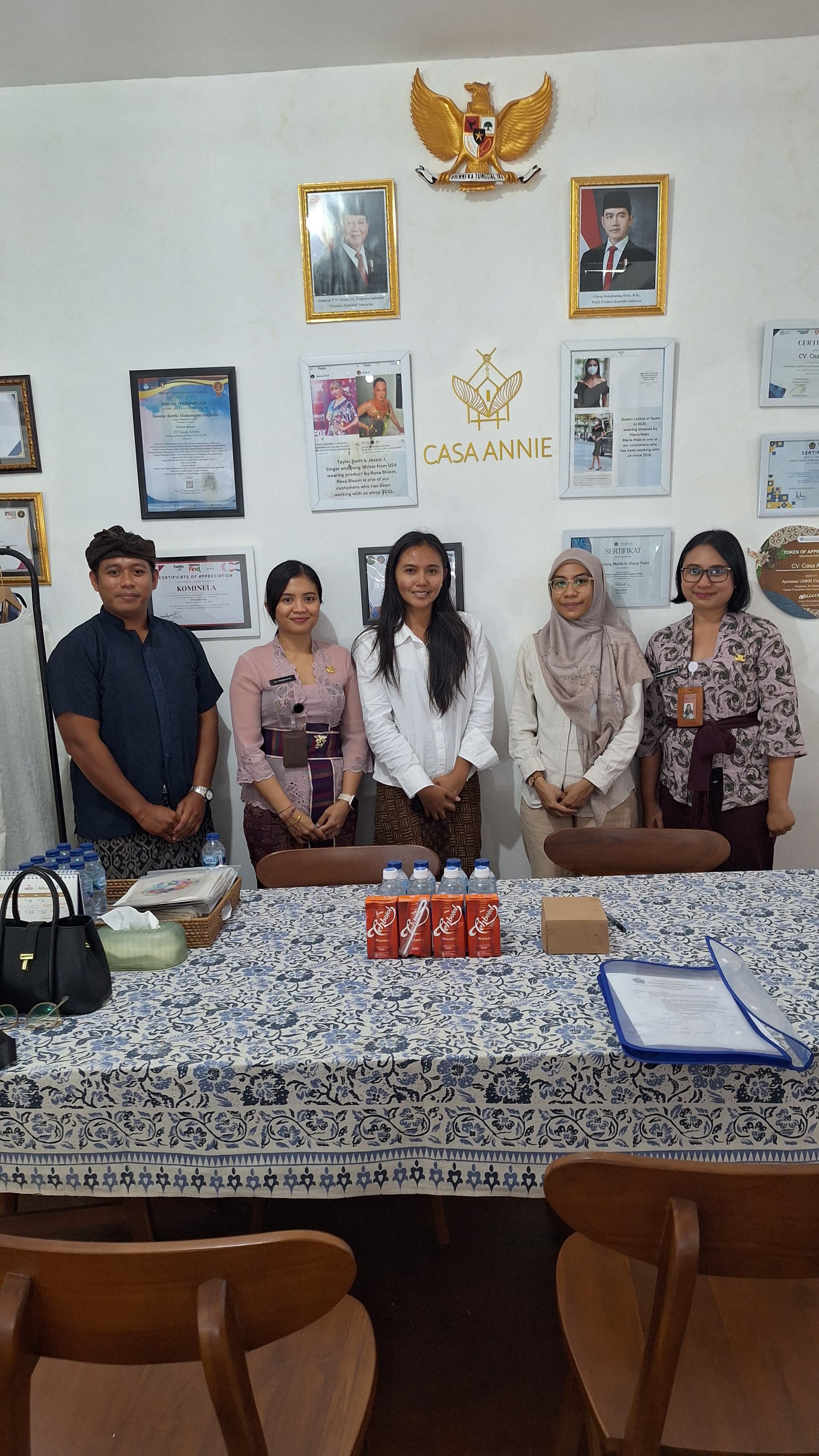 Kunjungan Lapangan Fasilitasi Pendaftaran Merek Casa Annie